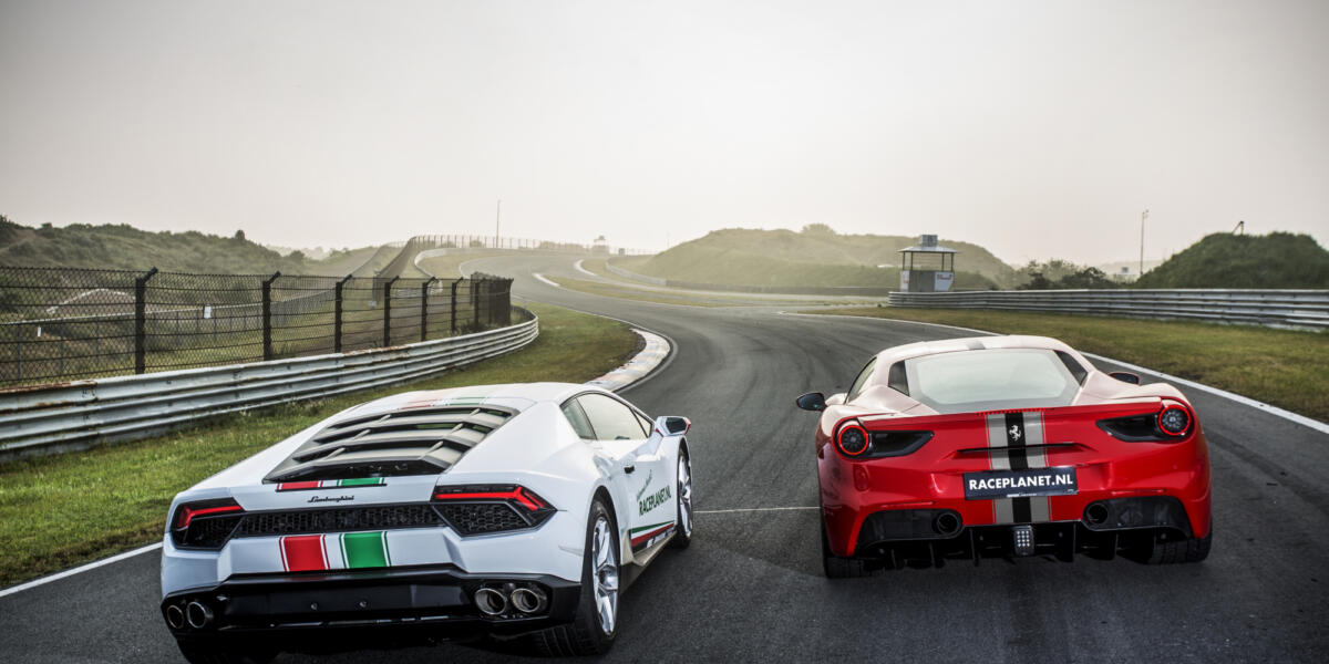 Race planet zandvoort ferrari lamborghini 1