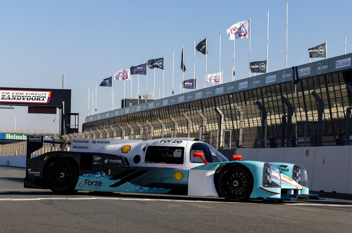 Forze Hydrogen Racing InMotion Elektrische Waterstof auto CM.com Circuit Zandvoort